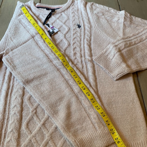 U.S. Polo Assn.Crew Neck Sweater XXL pink/silver - Picture 13 of 15